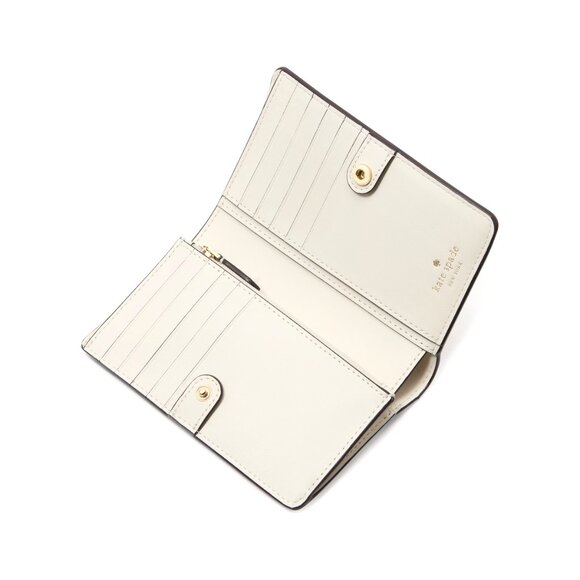 New Kate Spade NYC Big Apple Medium Wallet Meringue Multi - Picture 2 of 3